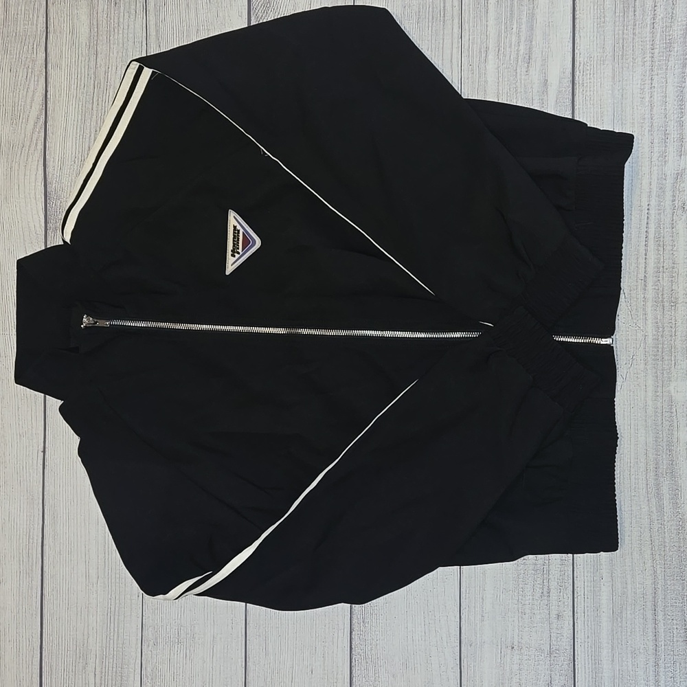 Homme + Femme Classic Track Jacket Black Size S NWT